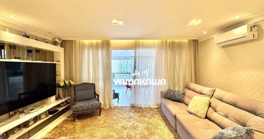 Apartamento com 3 dormitórios à venda, 123 m² por R$ 1.700.000,00 - Tatuapé - São Paulo/SP