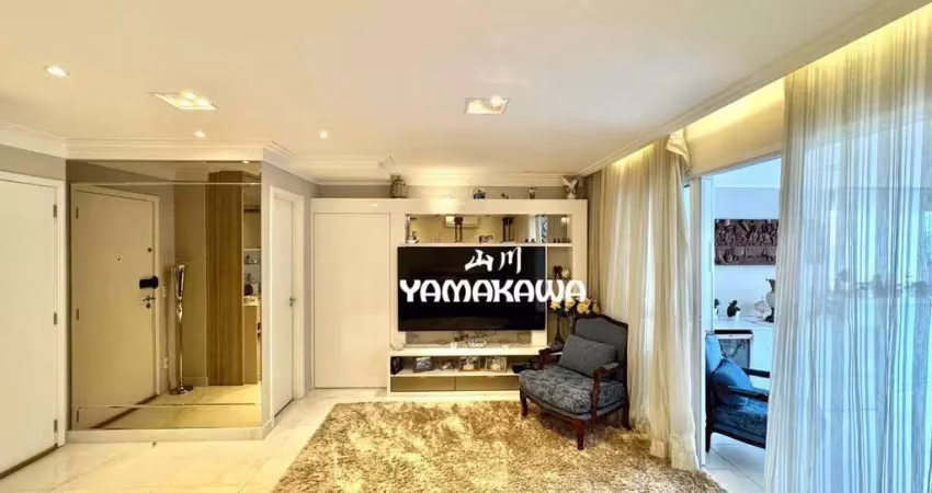 Apartamento com 3 dormitórios à venda, 123 m² por r$ 1.700.000,00 - tatuapé - são paulo/sp