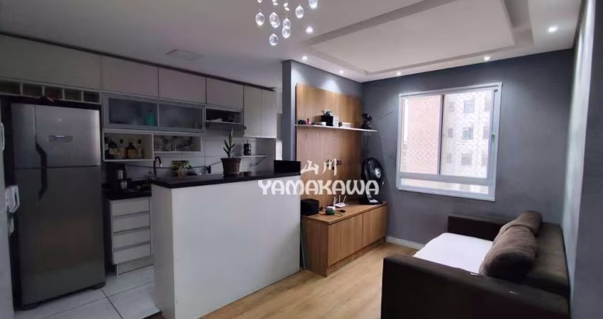 Apartamento com 2 dormitórios para alugar, 42 m² - Parque do Carmo - São Paulo/SP