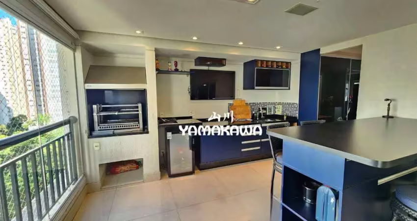 Apartamento com 4 dormitórios à venda, 225 m² por r$ 3.790.000,00 - tatuapé - são paulo/sp