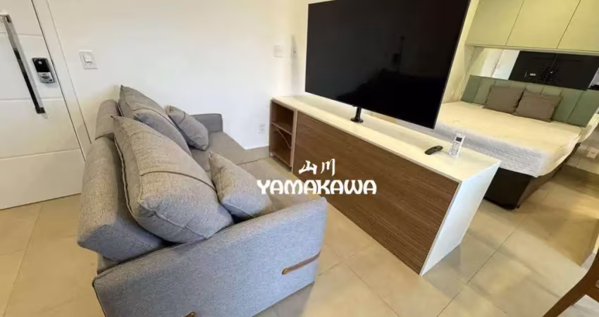 Apartamento com 1 dormitório para alugar, 40 m² por r$ 3.800,00/mês - tatuapé - são paulo/sp