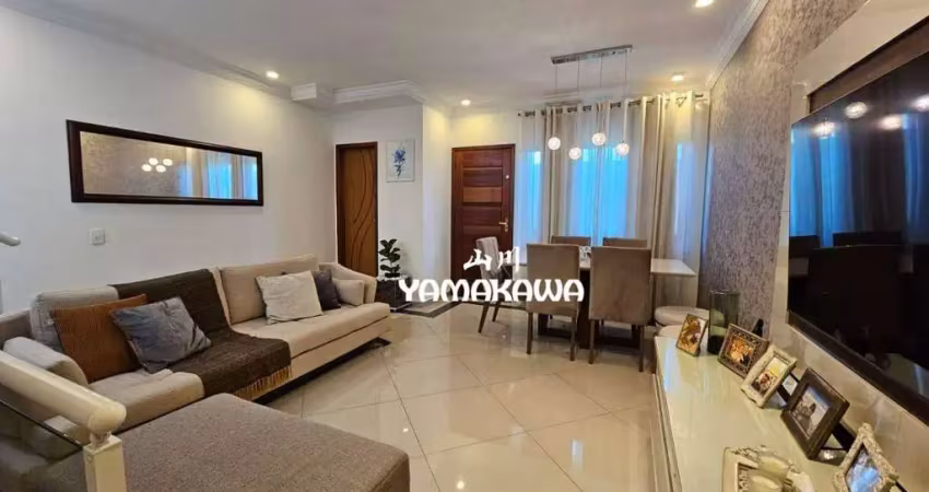 Sobrado com 3 dormitórios à venda, 115 m² por r$ 687.000,00 - vila guilhermina - são paulo/sp
