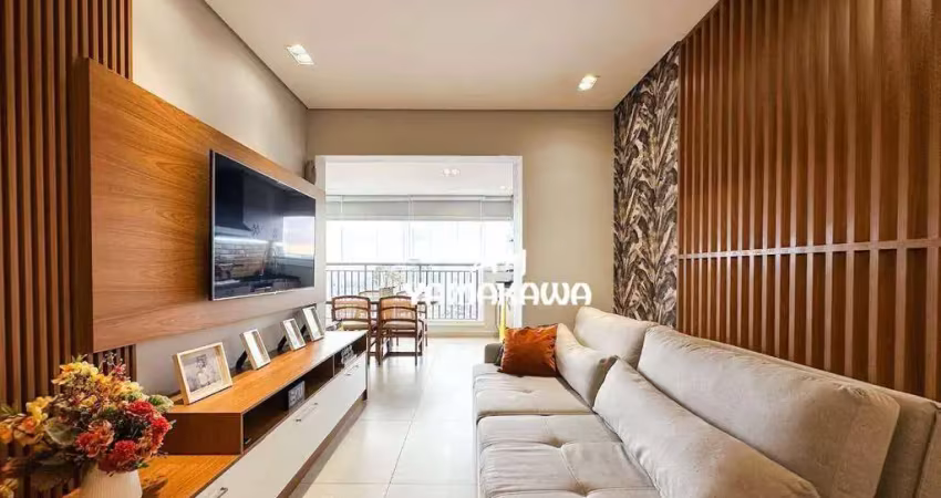 Apartamento com 3 dormitórios à venda, 106 m² por r$ 1.800.000,00 - tatuapé - são paulo/sp