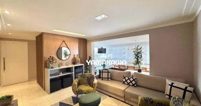 Apartamento com 3 dormitórios à venda, 137 m² por r$ 1.850.000,00 - jardim anália franco - são paulo/sp