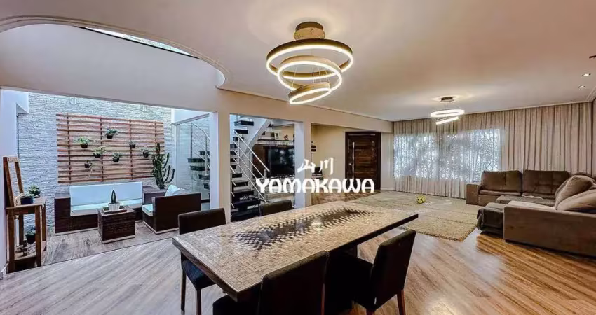Sobrado com 3 dormitórios à venda, 380 m² por r$ 1.825.000,00 - jardim anália franco - são paulo/sp