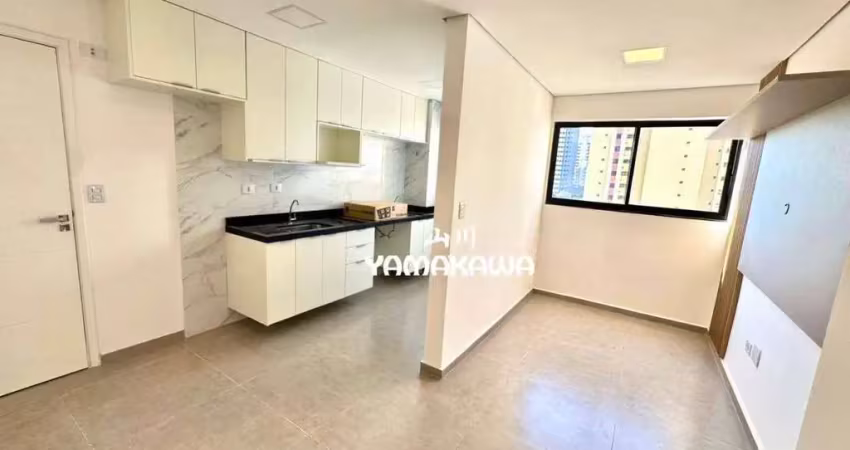 Apartamento com 2 dormitórios para alugar, 46 m² por r$ 2.581,27/mês - tatuapé - são paulo/sp