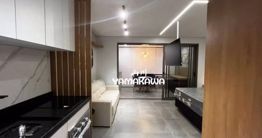 Apartamento com 1 dormitório para alugar, 36 m² por r$ 4.615,00/mês - tatuapé - são paulo/sp
