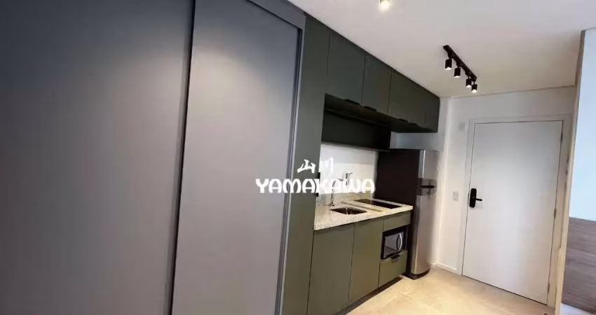 Apartamento com 1 dormitório para alugar, 31 m² por r$ 4.975,00/mês - tatuapé - são paulo/sp