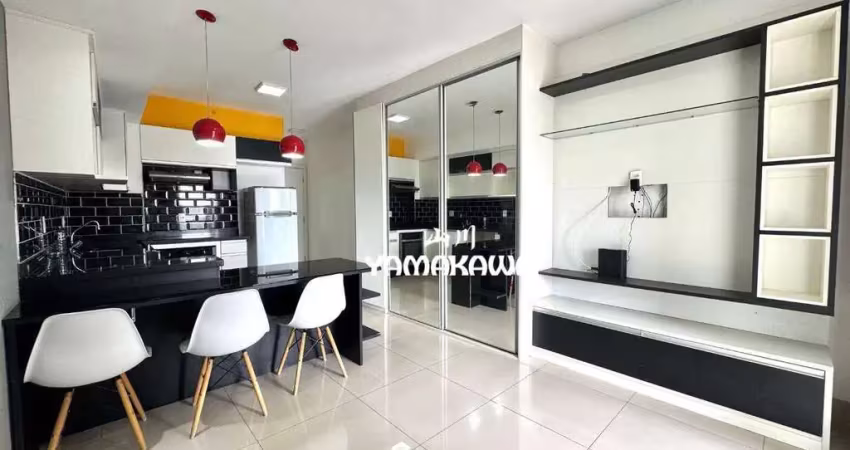 Apartamento com 1 dormitório para alugar, 35 m² por r$ 3.700,00/mês - tatuapé - são paulo/sp