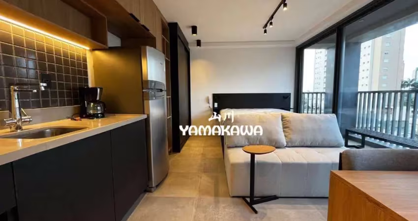 Apartamento com 1 dormitório para alugar, 33 m² por r$ 5.195,00/mês - tatuapé - são paulo/sp
