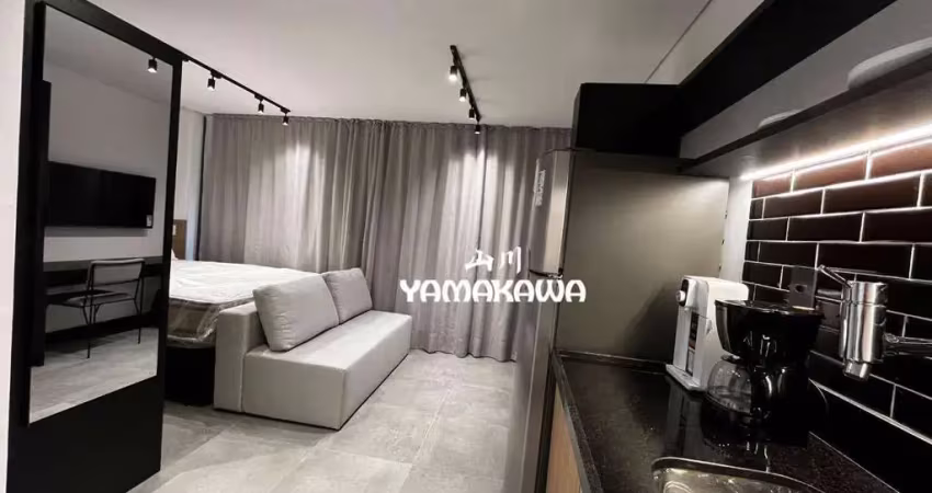 Apartamento com 1 dormitório para alugar, 34 m² por r$ 5.350,00/mês - tatuapé - são paulo/sp