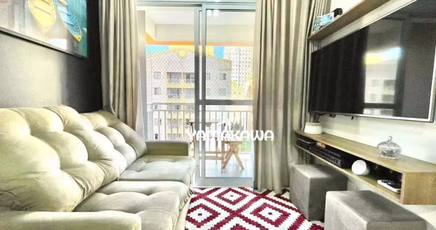 Apartamento com 2 dormitórios à venda, 50 m² por r$ 450.000,00 - tatuapé - são paulo/sp