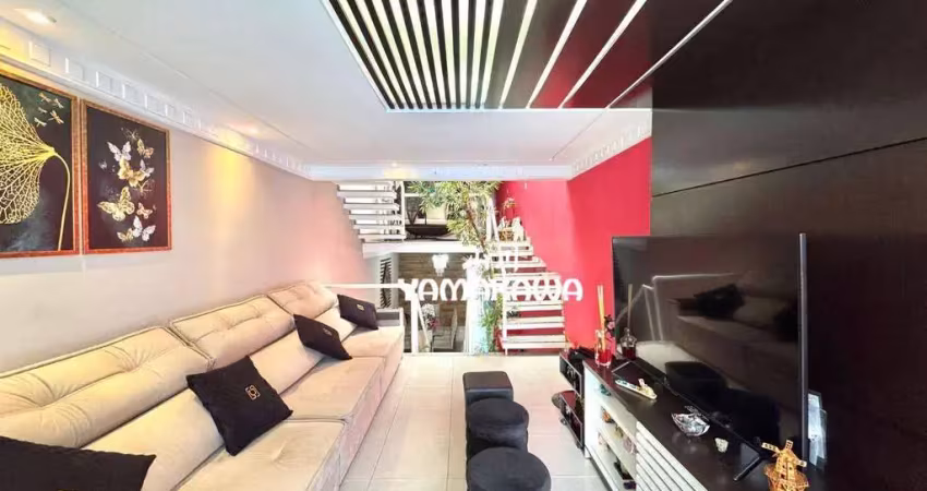 Sobrado com 3 dormitórios à venda, 185 m² por r$ 1.272.000,00 - vila ré - são paulo/sp