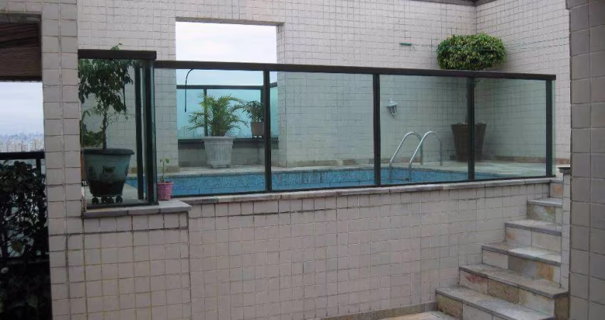 Cobertura, 250 m² - venda por R$ 2.120.000,00 ou aluguel por R$ 13.000,00/mês - Tatuapé - São Paulo/SP