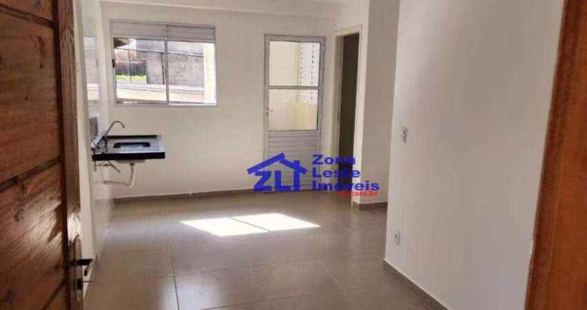Apartamento com 2 dormitórios para alugar, 30 m² por R$ 1.450,00/mês - Cidade Líder - São Paulo/SP