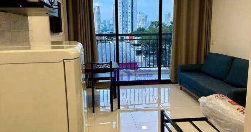 Apartamento com 1 dormitório para alugar, 31 m² por R$ 2.850,01/mês - Tatuapé - São Paulo/SP