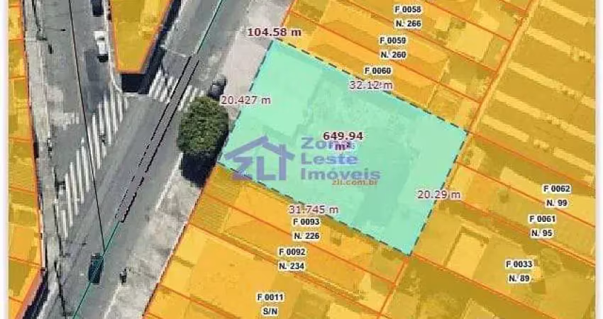 Terreno à venda, 650 m² por r$ 2.250.000,00 - parque boturussu - são paulo/sp