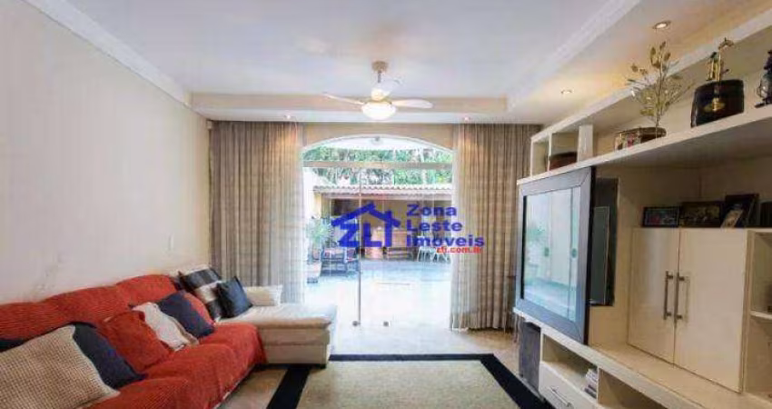 Excelente sobrado com 3 dorms, 1 suíte,  4 vagas, 350 m² - venda por R$ 2.140.000 ou aluguel por R$ 6.500/mês - Jardim Anália Franco - São Paulo/SP