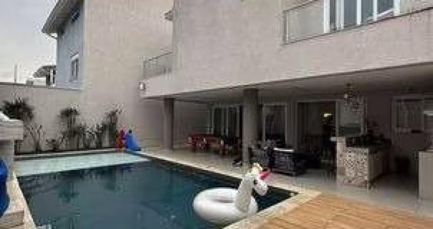 Sobrado alto padrão para venda 4 dormitórios e piscina no Parque das Figueiras.