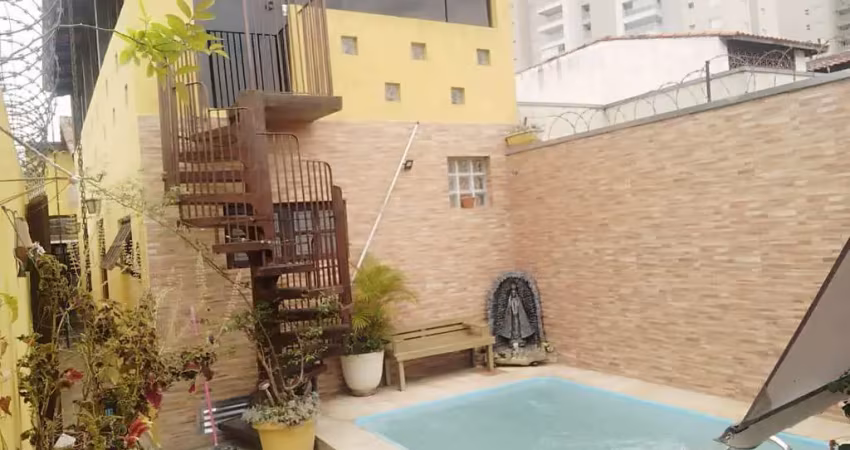 Sobrado para venda 3 dormitórios e piscina no jd. são pedro em césar de souza.