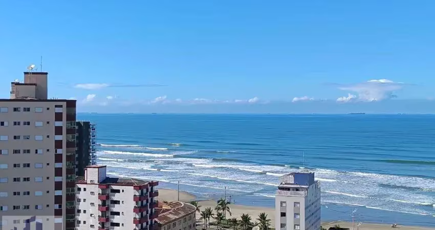 Apartamento com vista mar 2 dormitórios, 2 suítes no caiçara
