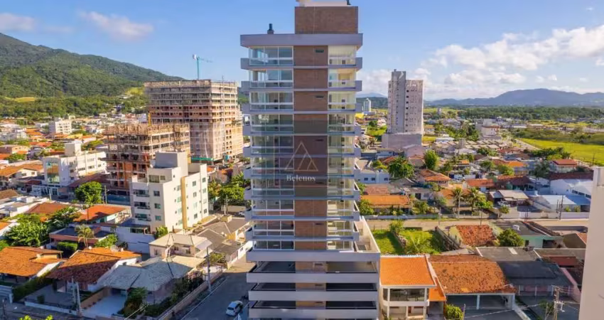 Apartamento na praia de perequê em porto belo! 2 suítes. 88,62 m². 2 vagas.