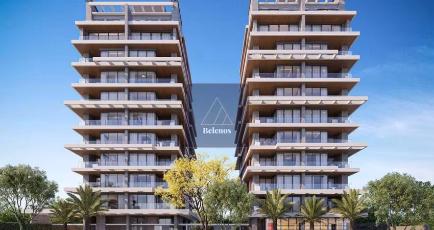Apartamento Alto Padrão no Centro de Curitiba! 3 suítes. 3 Vagas. 2 por andar. 174,44 m².