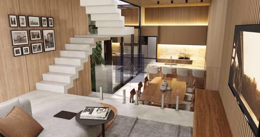 Sobrado em Condomínio - 117 m². 3 quartos com 1 suíte. 1 vaga. Entrega Julho/25.