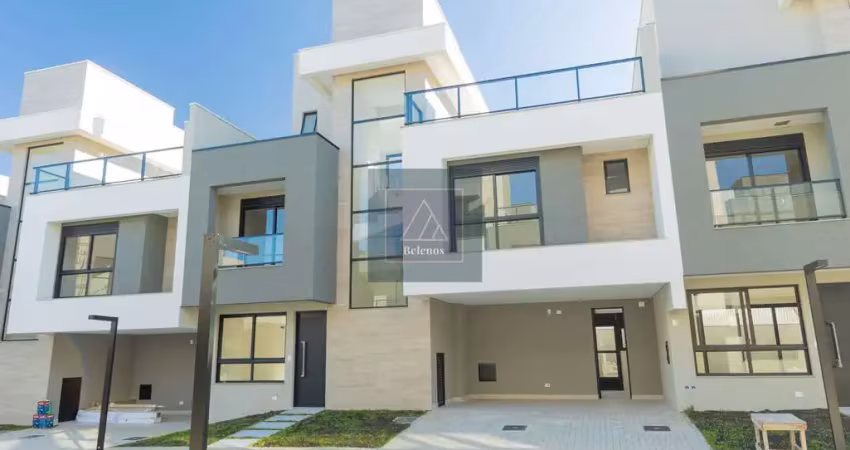 Santa felicidade - sobrado em condomínio fechado. 3 suítes. 2 vagas. 169 m² privativos.