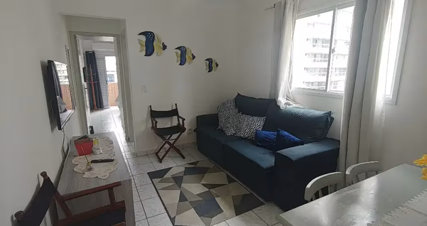 Um lindo apartamento com sacada no dormitório na guilhermina