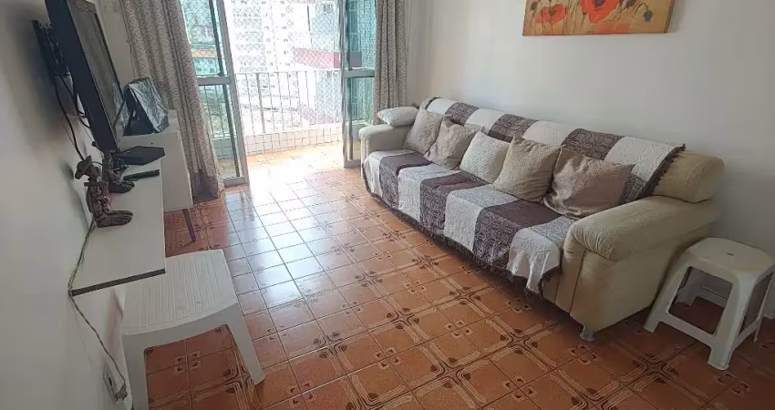 Lindo apartamento frente para o mar na guilhermina 1 dormitório