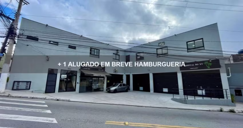 Salão comercial 23m², fino acabamento e porta de aço automática para alugar em Itaquera - São Paulo/SP.