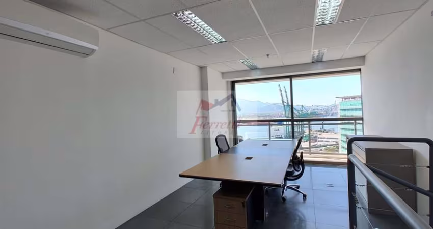 Sala comercial Duplex  com 127m² para locação em Valongo, Santos/SP