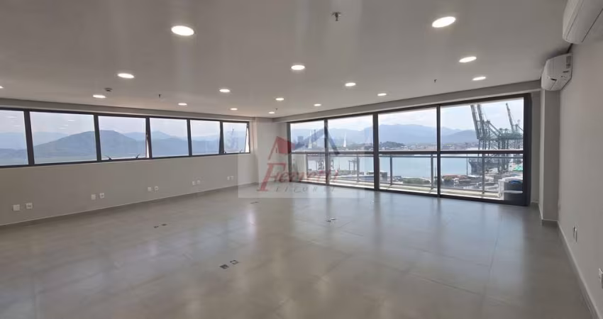 Sala Comercial com 92,93m² pronta para trabalhar em Valongo, Santos/SP