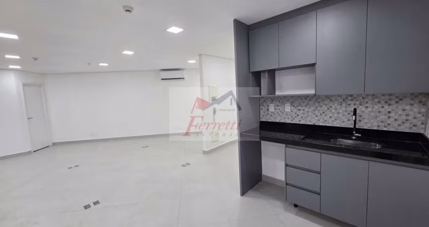 Sala comercial com 111m²  Em edifício em Valongo, Santos/SP