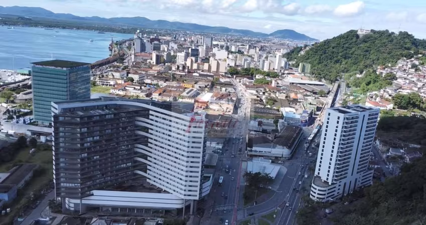 Sala comercial com 71,79 m² Em edifício em Valongo, Santos/SP