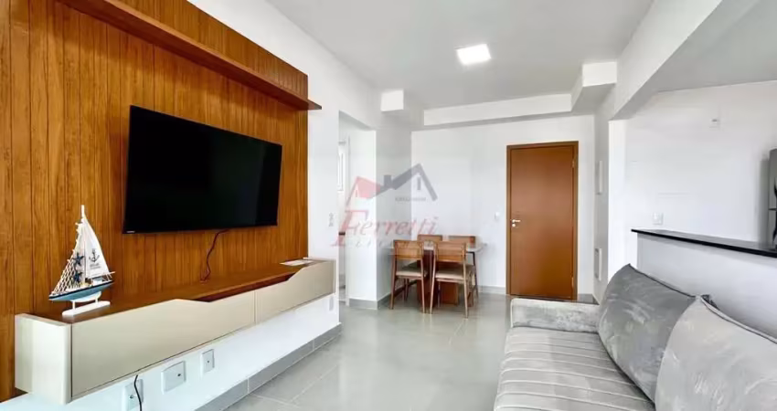 Apartamento com 2 dormitórios pronto a 50 metros da praia dos astúrias, guarujá/sp
