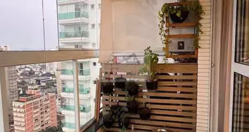 Apartamento com 1 suíte mobiliado e climatizado em embaré, santos/sp