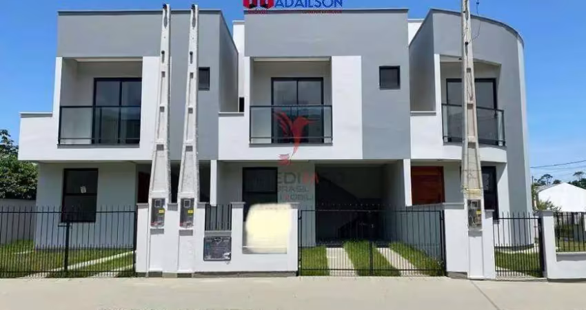 Sobrado em são jose sc com 3 quartos e 3 banheiros à venda, 91 m² por r$ 490.000 cef
