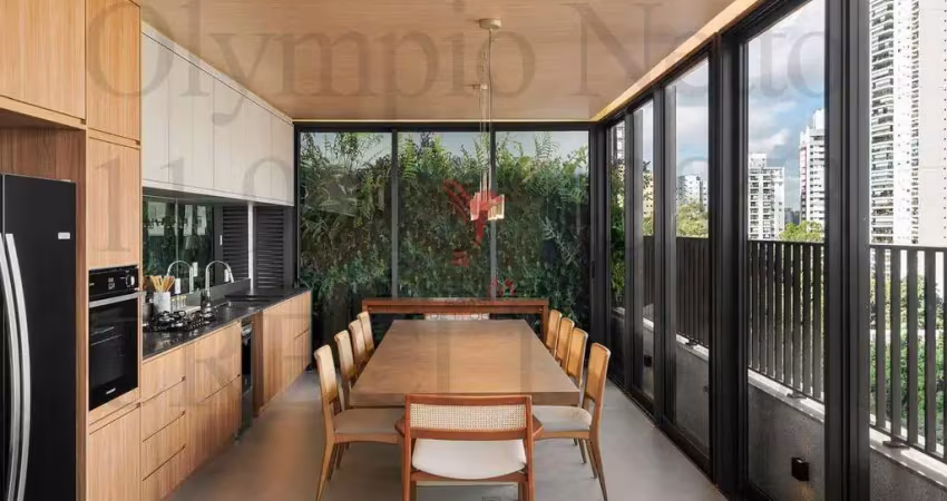 Cobertura duplex com jardim privado, no brooklyn.porteira fechada