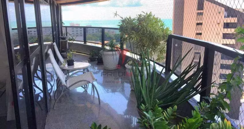 Excelente apartamento 4 suítes de alto padrão com vista mar e a 200m da orla de manaíra