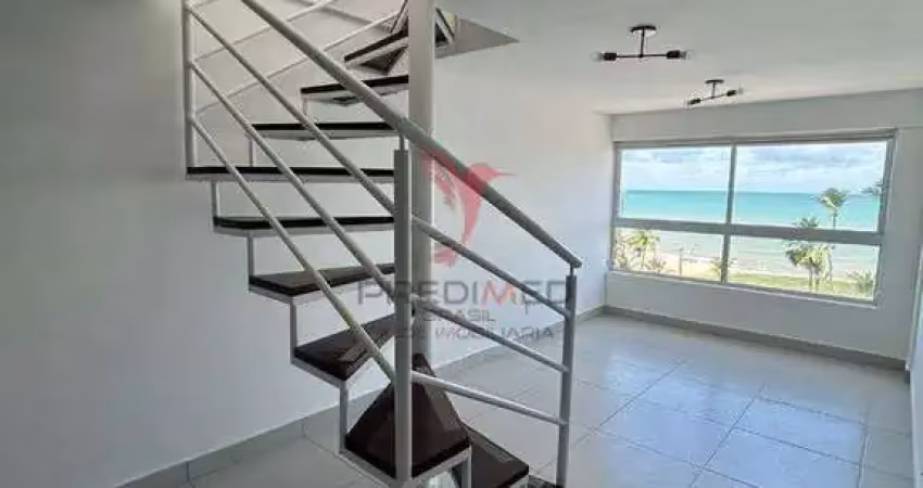 Cobertura duplex no cabo branco a 50m da praia com vista para o mar com projetados