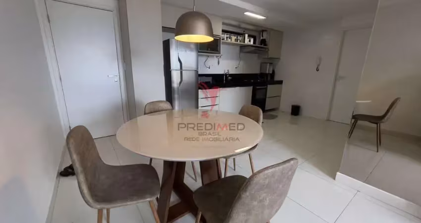 Apartamento mobiliado e equipado, com vista privilegiada para o mar, em manaira
