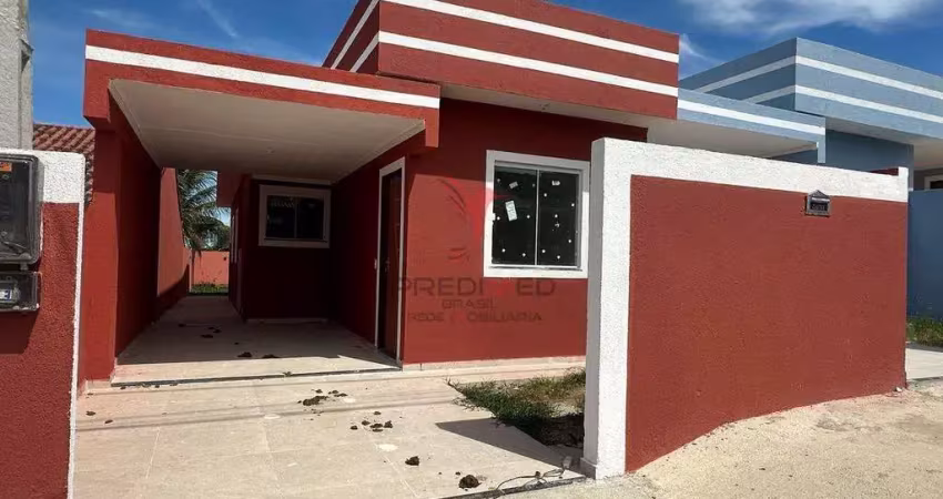 Casa em iguaba grande, de primeira locação com 2 quartos à venda pronto para morar