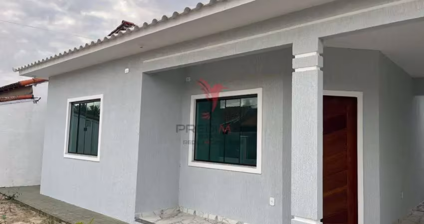 Casa nova primeira locação - 2 quartos 300m da praia pronto para morar. iguaba grande