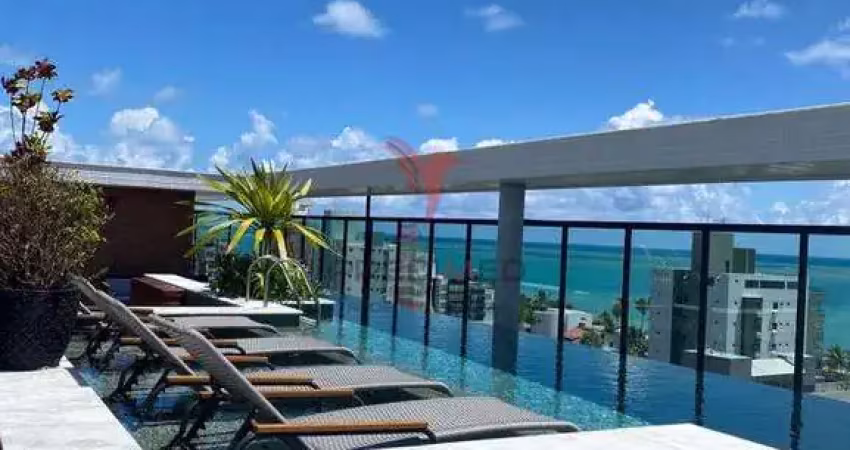 Apartamento em camboinha a 200m da praia em condomínio com área de lazer completa