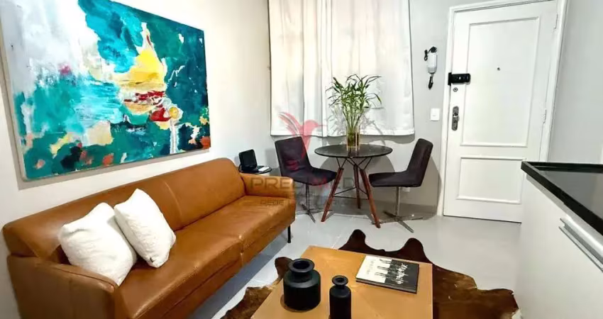 Aluga-se , apartamento mobilado em copacabana 1 quarto e sala