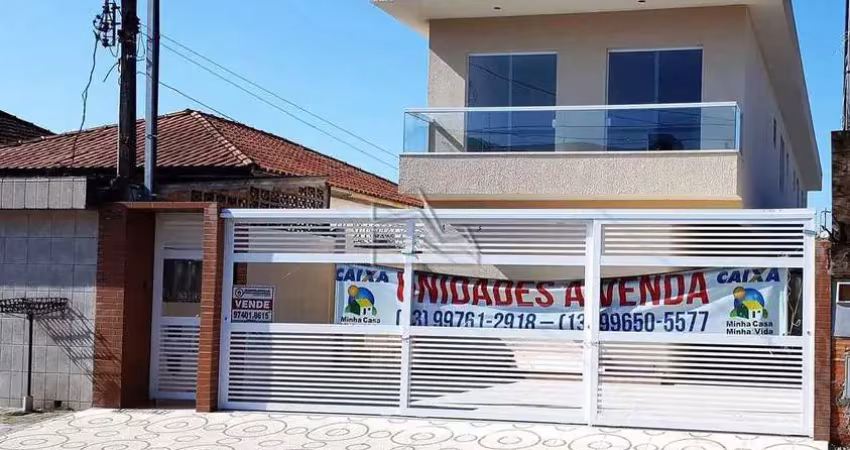 Casa em condomínio para venda em são vicente, jardim paraíso, 2 dormitórios, 2 banheiros, 1 vaga