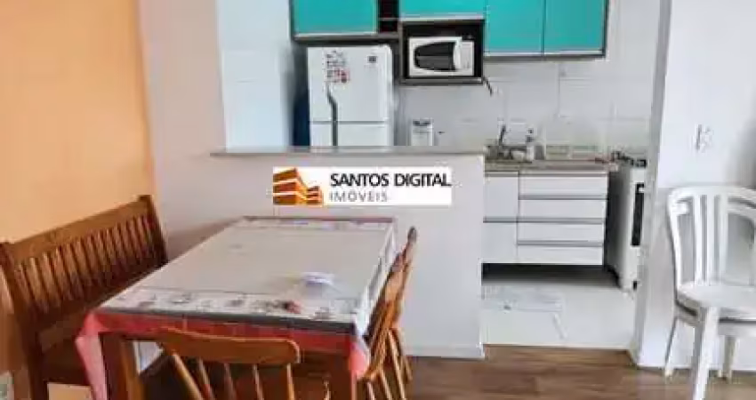 Apartamento para venda em santos, josé menino, 2 dormitórios, 1 banheiro, 1 vaga