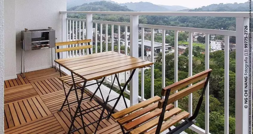 Apartamento para venda em santos, morro nova cintra, 2 dormitórios, 1 banheiro, 1 vaga